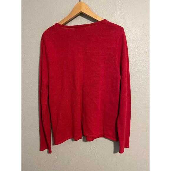 Seventh Avenue Cardigan Womens XL Floral Embroidered Sequin Cardigan Fairy Y2K - Picture 4 of 7